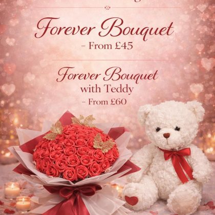 Forever Bouquet with Teddy