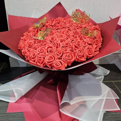 Bouquet Of Artificial Roses